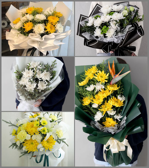 贵州毕节市织金县八步镇坪上村白事花束代送